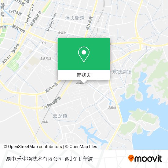 易中禾生物技术有限公司-西北门地图