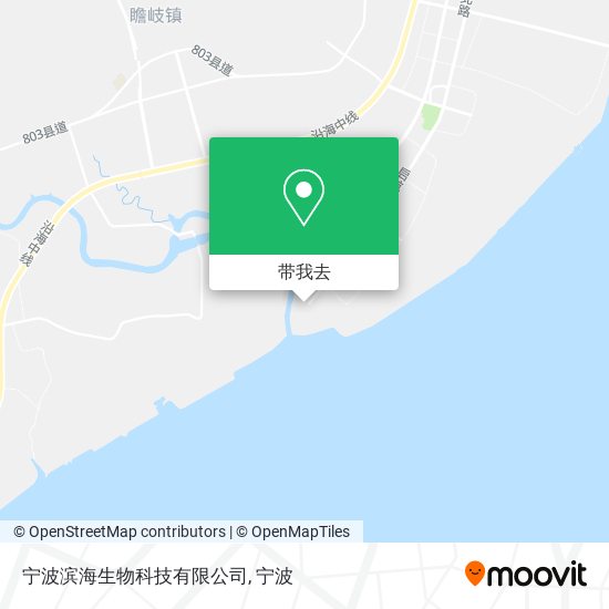 宁波滨海生物科技有限公司地图
