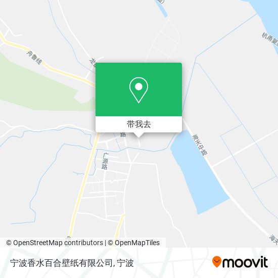 宁波香水百合壁纸有限公司地图