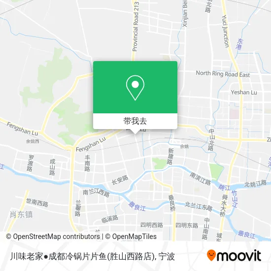 川味老家●成都冷锅片片鱼(胜山西路店)地图