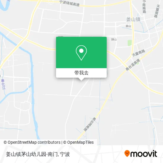 姜山镇茅山幼儿园-南门地图