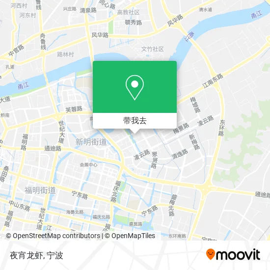 夜宵龙虾地图