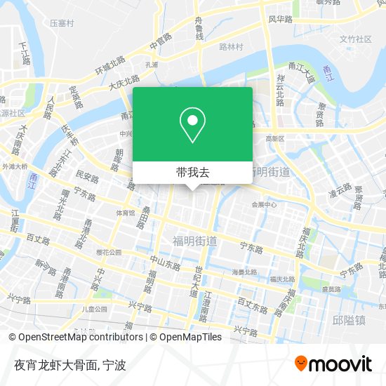 夜宵龙虾大骨面地图