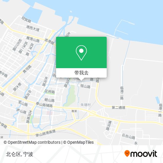 北仑区地图