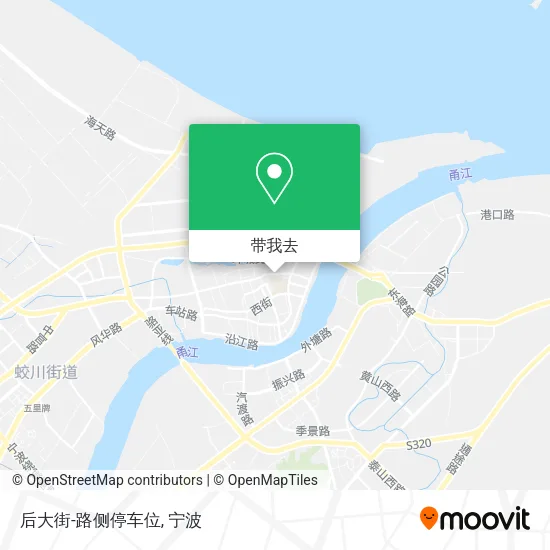 后大街-路侧停车位地图