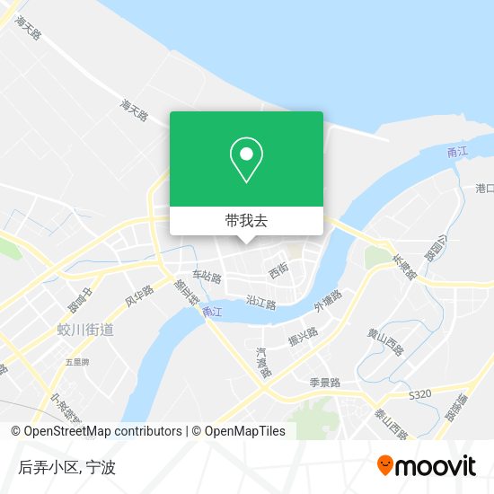 后弄小区地图