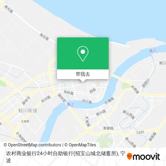 农村商业银行24小时自助银行(招宝山城北储蓄所)地图