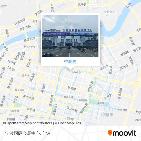 宁波国际会展中心地图