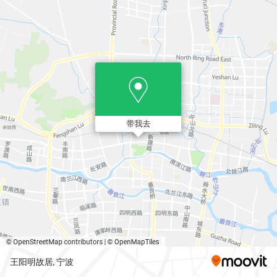 王阳明故居地图