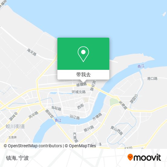 镇海地图