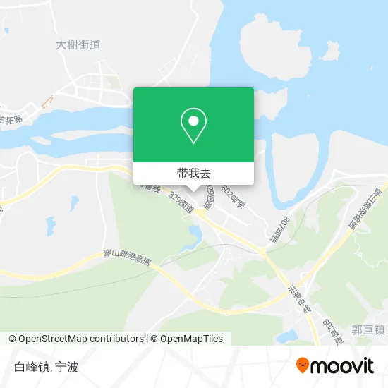 白峰镇地图