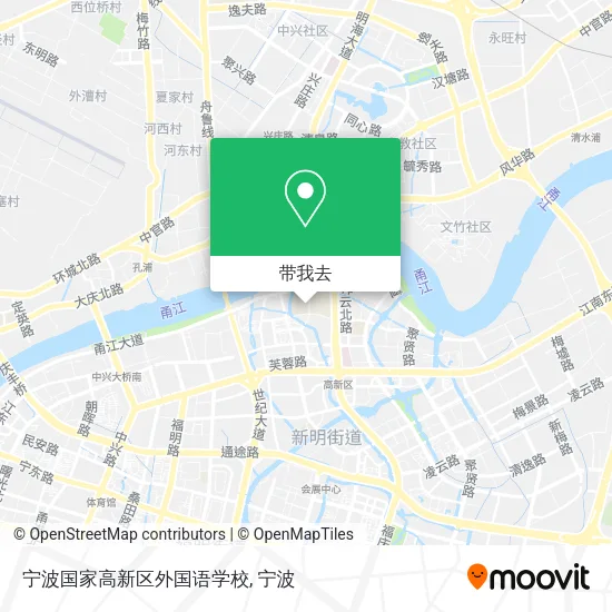 宁波国家高新区外国语学校地图