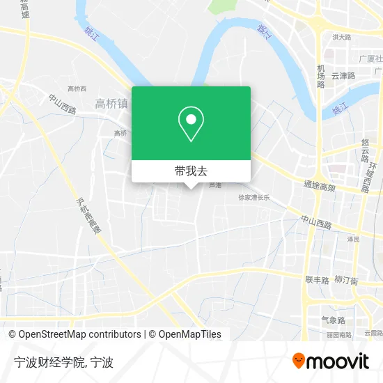 宁波财经学院地图