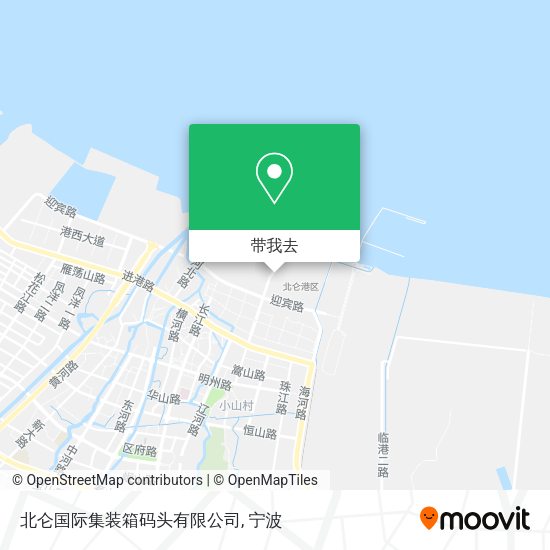 北仑国际集装箱码头有限公司地图