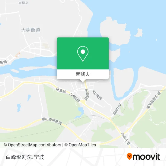 白峰影剧院地图