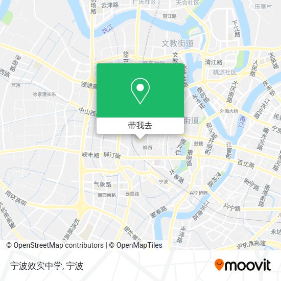 宁波效实中学地图