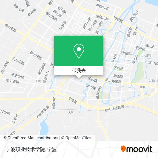 宁波职业技术学院地图