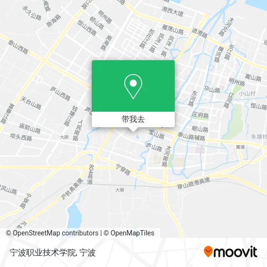 宁波职业技术学院地图