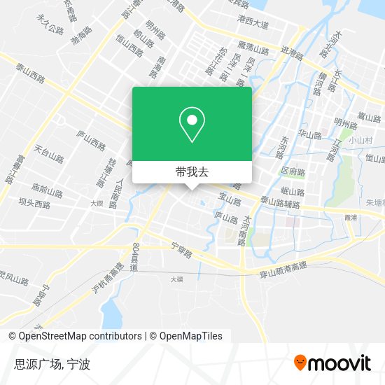 思源广场地图