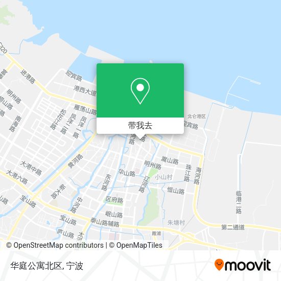 华庭公寓北区地图