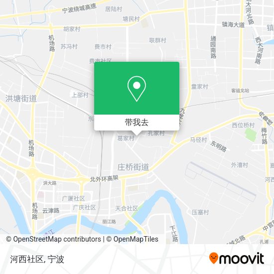 河西社区地图