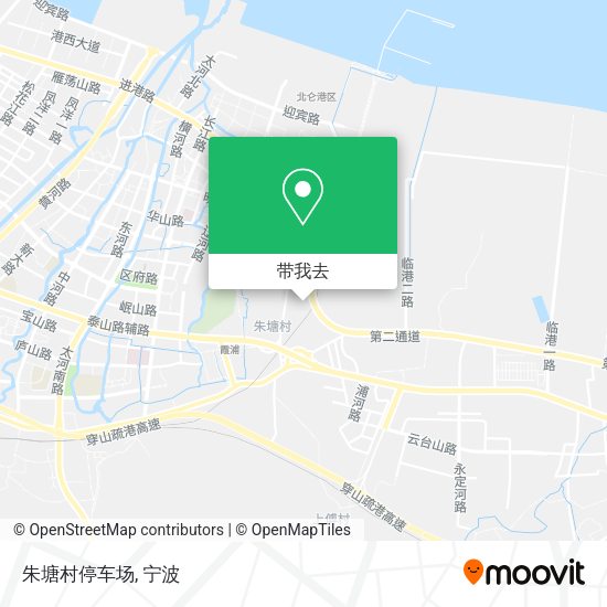 朱塘村停车场地图