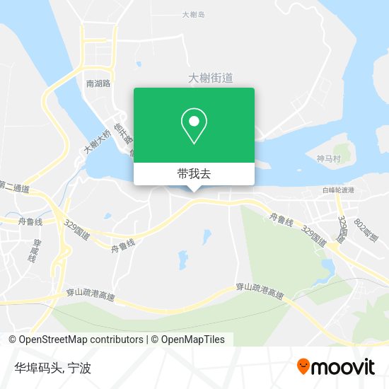 华埠码头地图