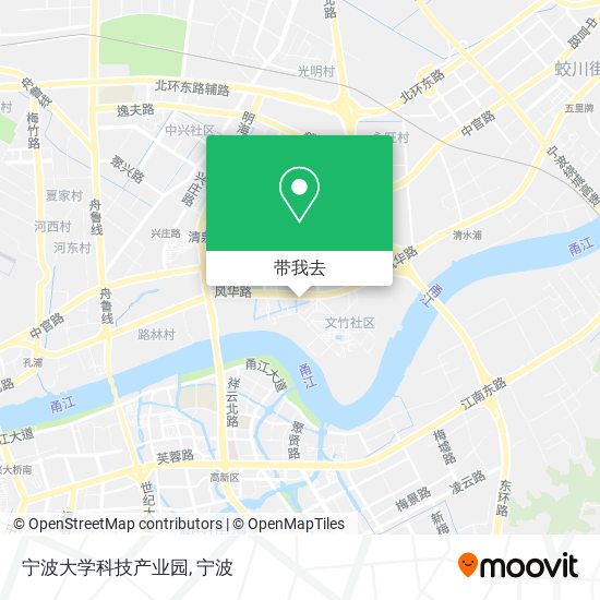 宁波大学科技产业园地图