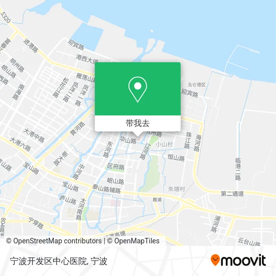 宁波开发区中心医院地图
