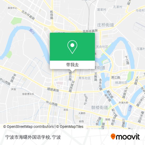 宁波市海曙外国语学校地图