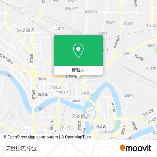 天悦社区地图