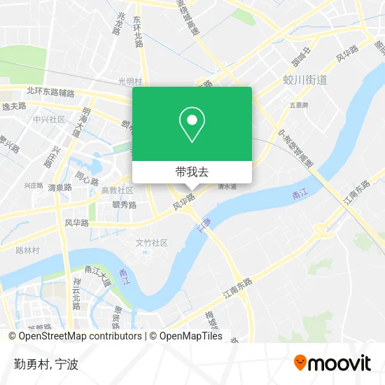 勤勇村地图