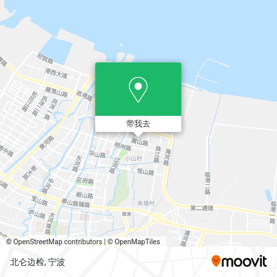 北仑边检地图