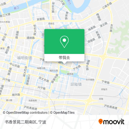 书香景苑二期南区地图