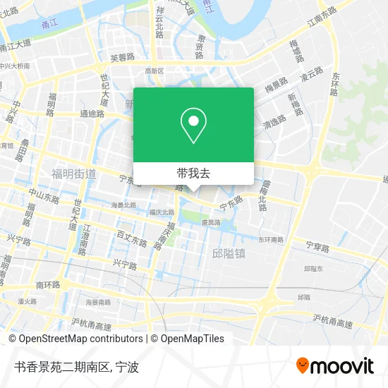 书香景苑二期南区地图
