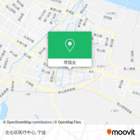 北仑区医疗中心地图