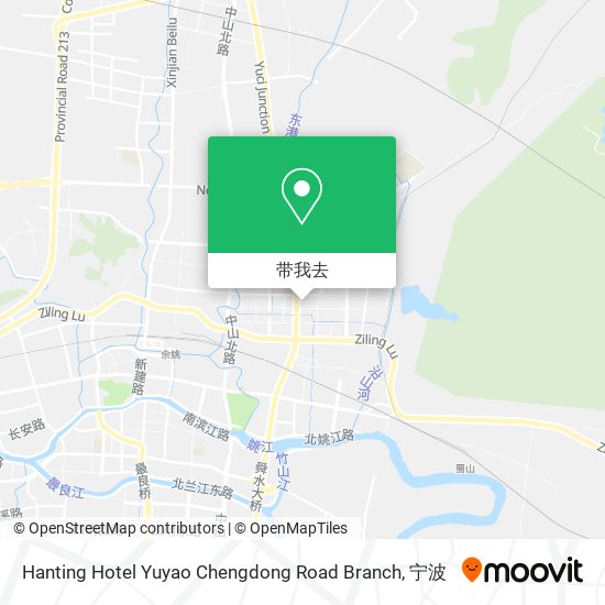Hanting Hotel Yuyao Chengdong Road Branch地图