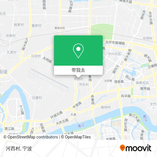 河西村地图