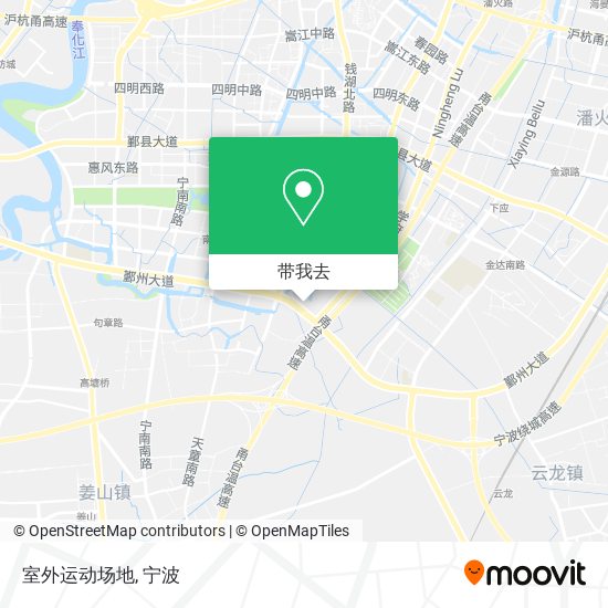 室外运动场地地图