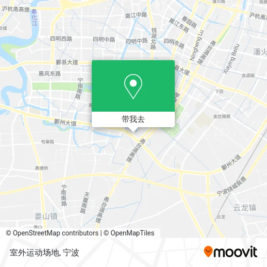 室外运动场地地图