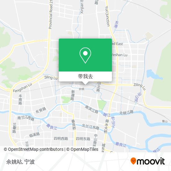 余姚站地图