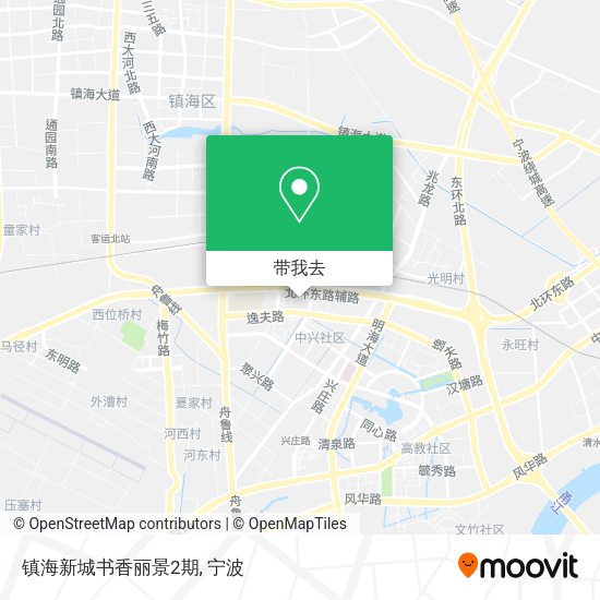 镇海新城书香丽景2期地图