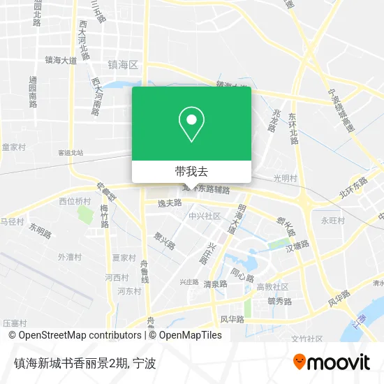镇海新城书香丽景2期地图
