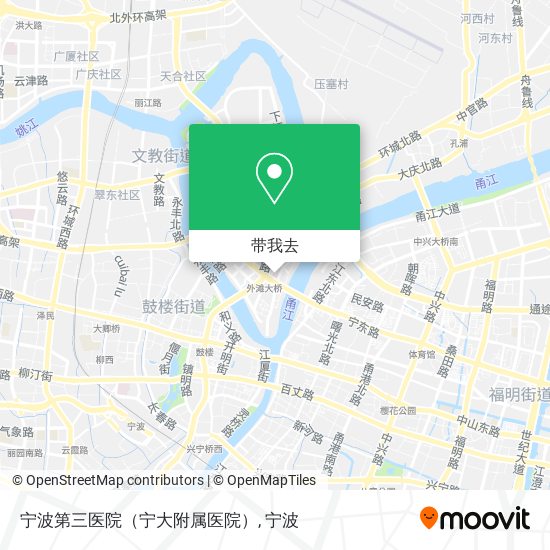 宁波第三医院（宁大附属医院）地图