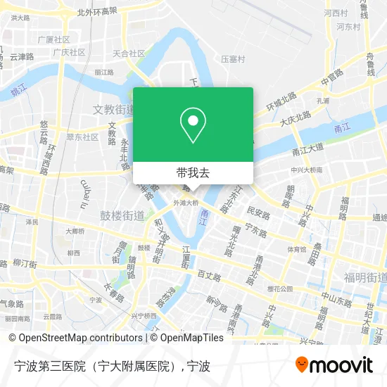 宁波第三医院（宁大附属医院）地图