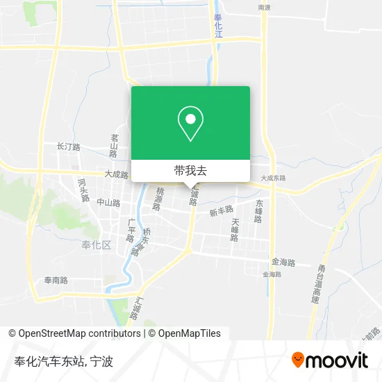 奉化汽车东站地图