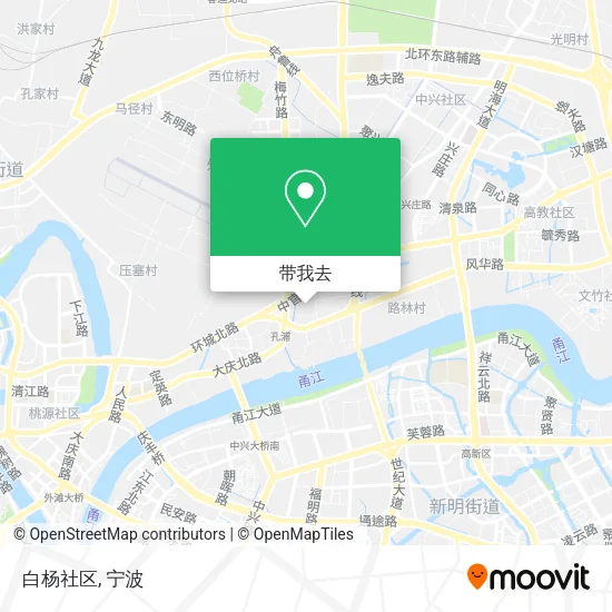 白杨社区地图