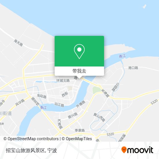 招宝山旅游风景区地图