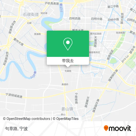 句章路地图
