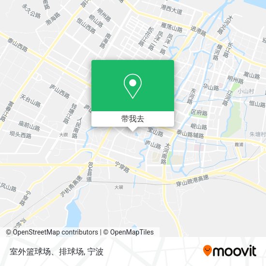 室外篮球场、排球场地图